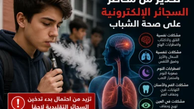 تحذير طبي من تأثير السجائر الإلكترونية على الأطفال والمراهقين