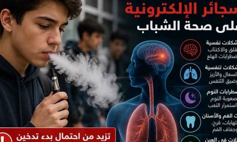 تحذير طبي من تأثير السجائر الإلكترونية على الأطفال والمراهقين